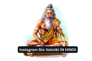 Instagram Bio Valmiki IN HINDI