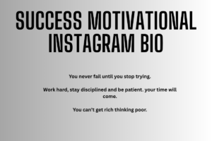 170+ Best Motivational Bio For Instagram – Success & Motivational Instagram Bio