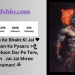 Hanuman Ji Bio For Instagram