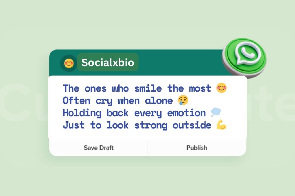 Whatsapp About Lines