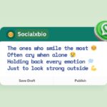 Whatsapp About Lines